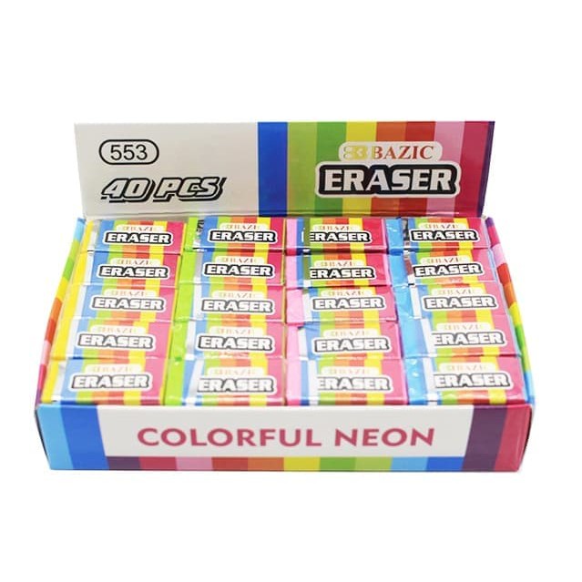 

PENGHAPUS MERK BAZIC COLORFUL NEON