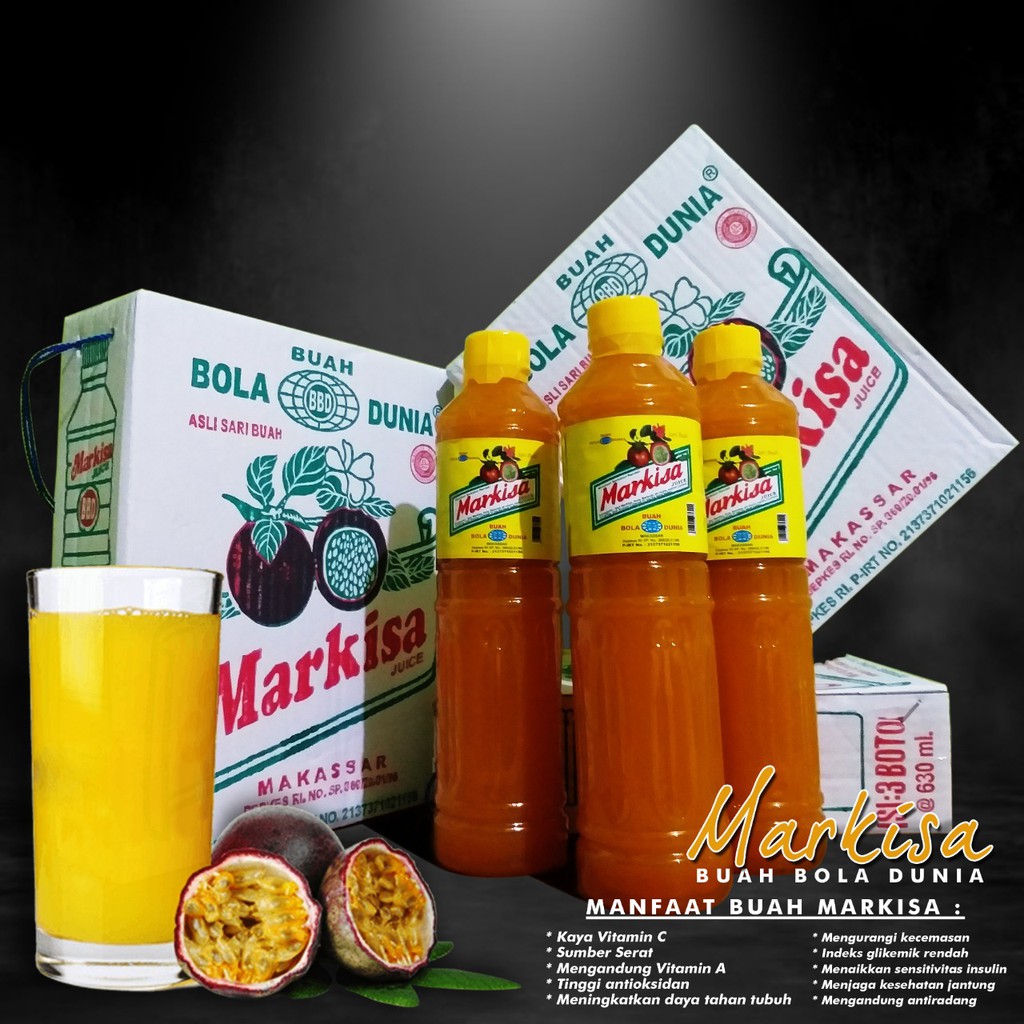 

Juice Markisa Merk "BUAH BOLA DUNIA