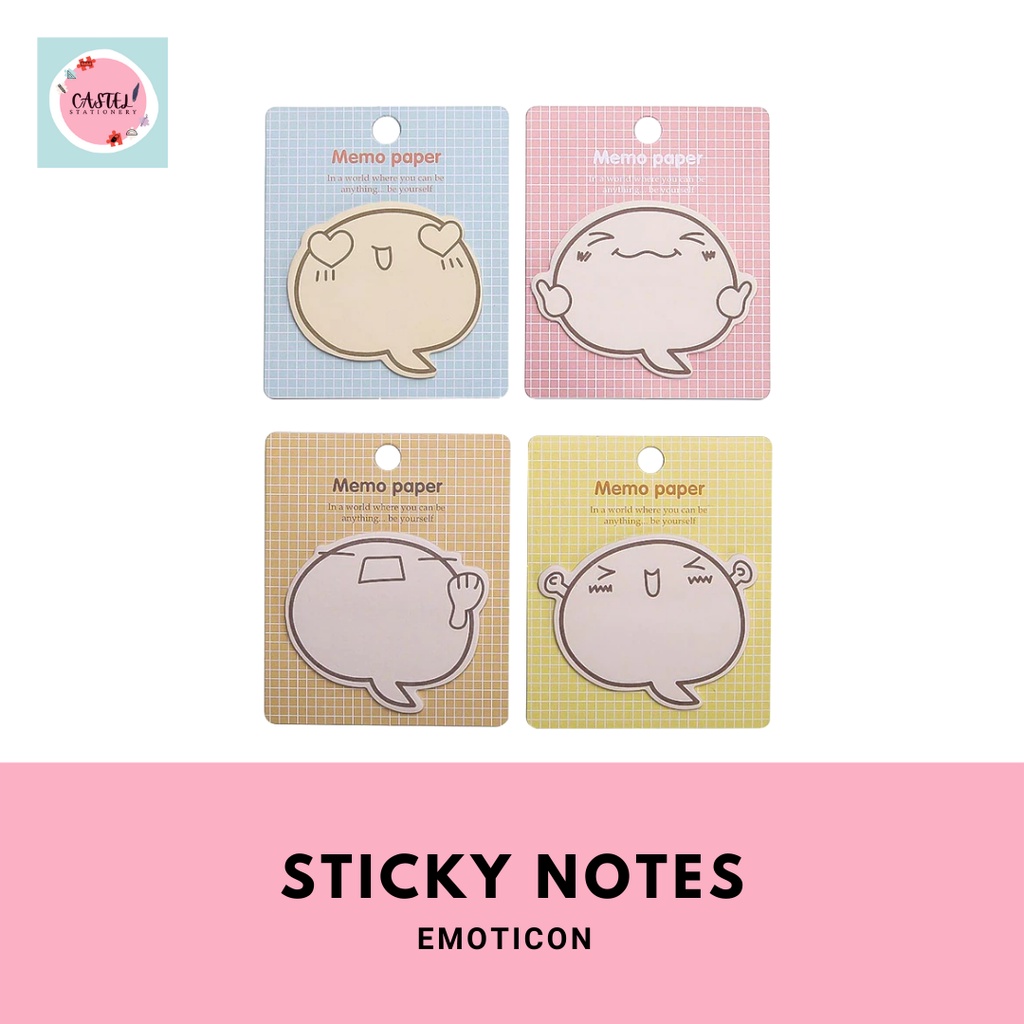 Stiky Notes Lucu Sticky Note Emoticon-1