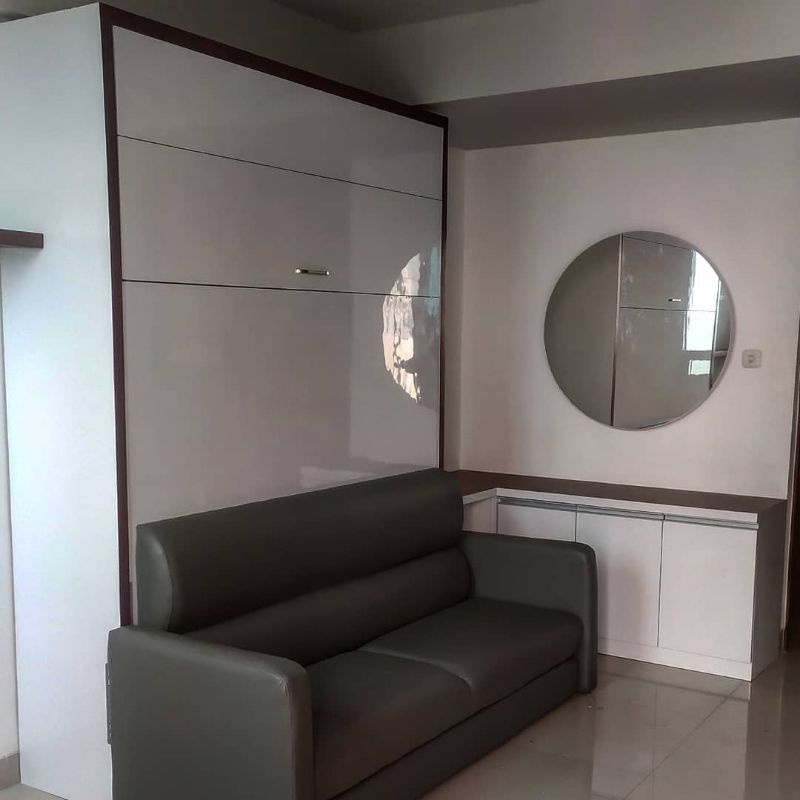 WALL BED SOFA / WALLBED QUENN SIZE / WALLBED LIPAT GRATIS ONGKIR