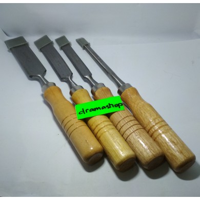 Alat Pahat Cungkil Kayu Firmer Chisel set 4pcs Good Quality