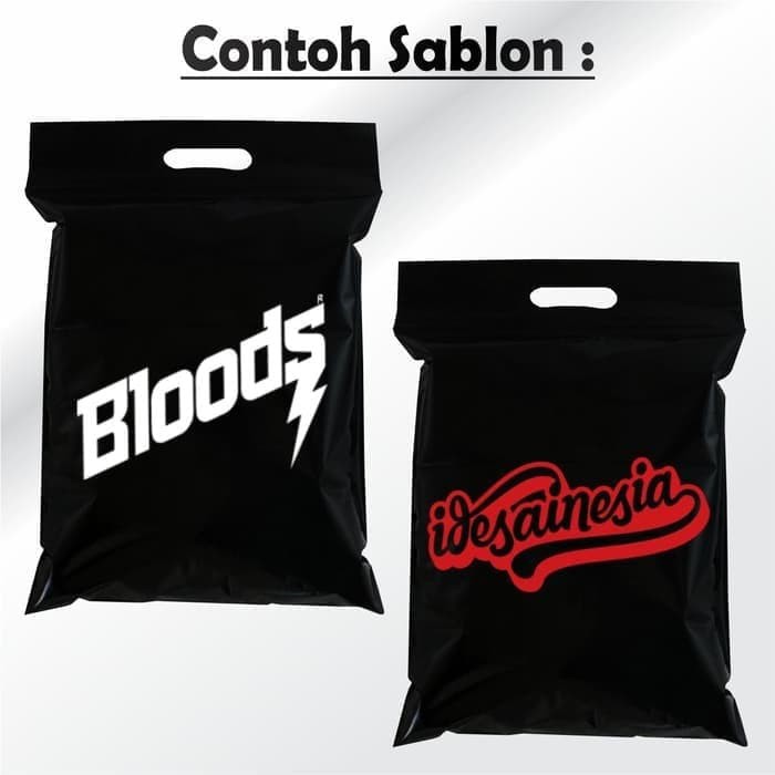 

Plastik Kantong Ziplock Klip Custom Sablon 2 Warna 1 Sisi