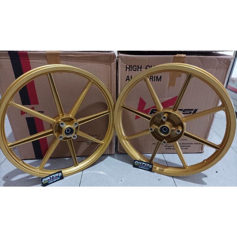Velg Copy Rcb Sp811 Buat Jupiter MX New, MX King Warna Gold dan Black