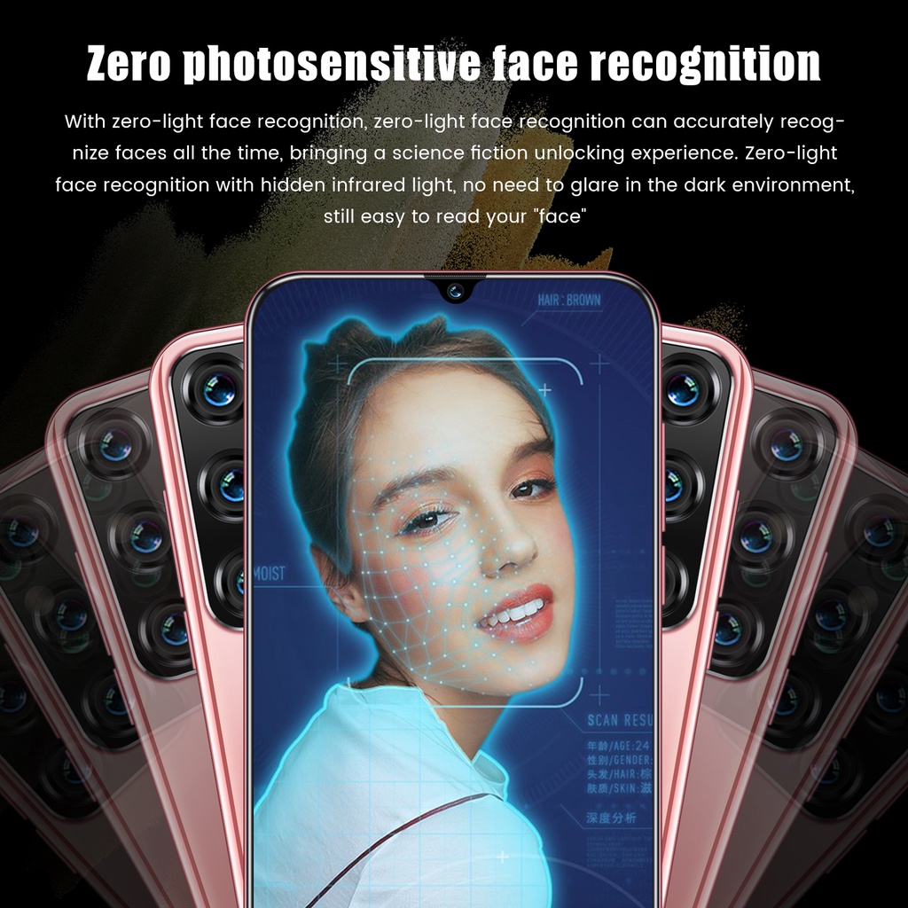 【COD+Pengiriman lokal】Galaxy S21 Ultra 7.5Inci Hp Smartphone RAM 12GB+512GB Handphone Murah Promo cuci gudang Android ponsel pintar Ponsel baru original-7