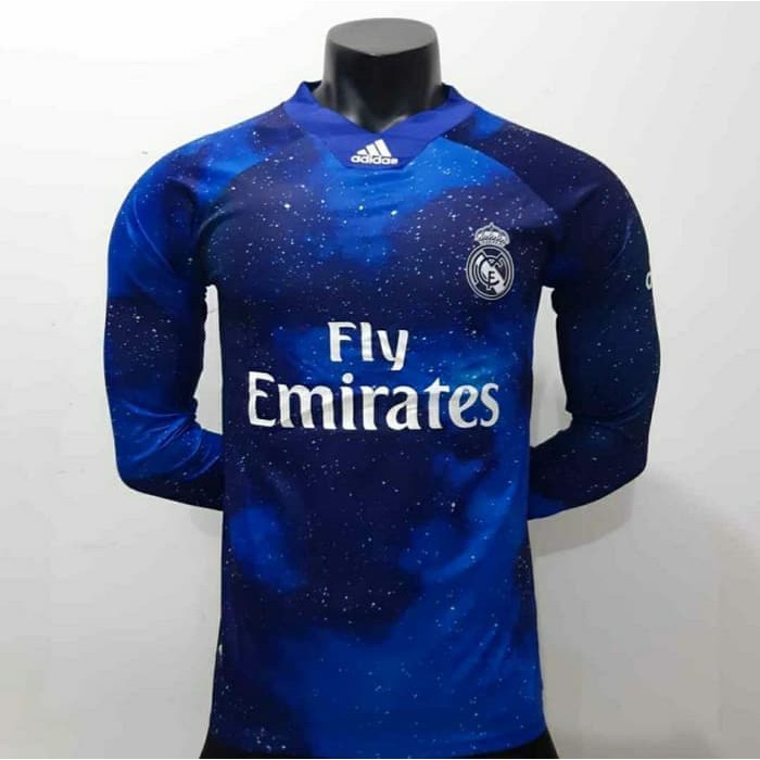 promo juara  JERSEY BOLA LONGSLEEVE REAL MADRID X EA SPORT LIMIT EDITION GRADE ORI