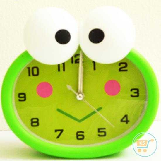 OBRAL JAM KEROPPI HEAD ALARM CUTE WEKER MEJA ALARM CLOCK HADIAH KADO