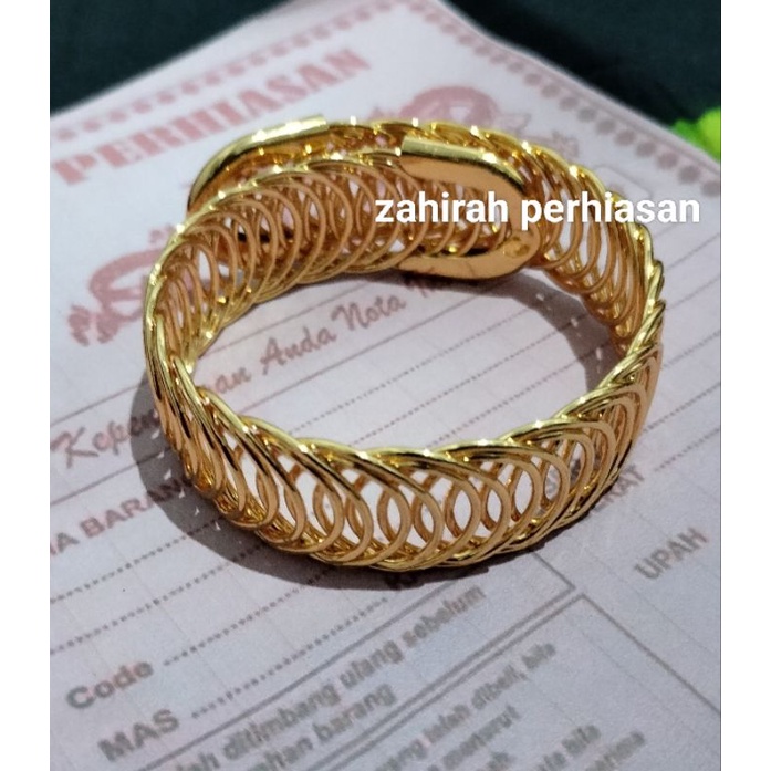 GELANG WANITA HONGKONG LILIT ROTAN TERBARU KUALITAS MEWAH