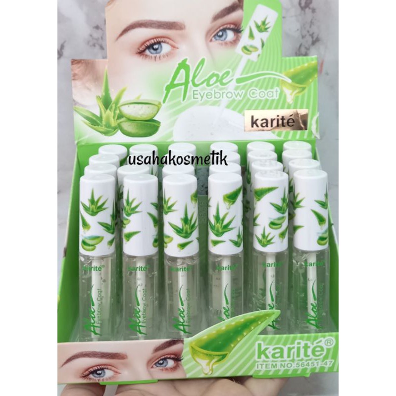 PROMO BESAR EYEBROW GEL 100% ALOEVERA  KARITE MELEBATKAN BULU MATA NO.56451-01