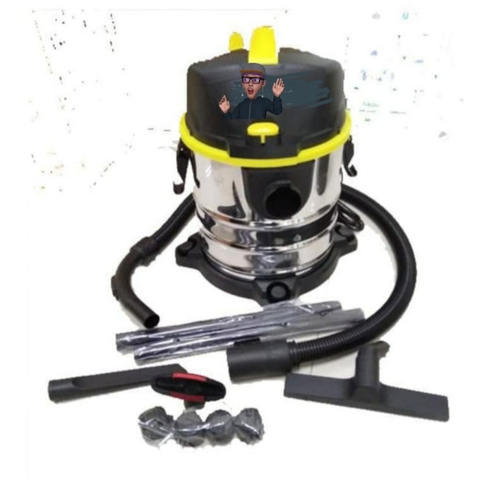 VACUM KM 935 , Vacuum Cleaner Wet &amp; Dry  ,  Penyedot Debu Basah &amp; Kering Full Stainless Tank