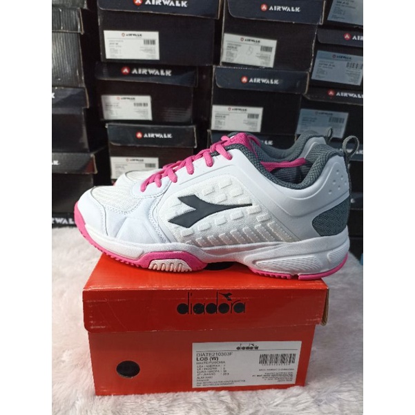 DIADORA LOB Sepatu Original Wanita Putih Pink