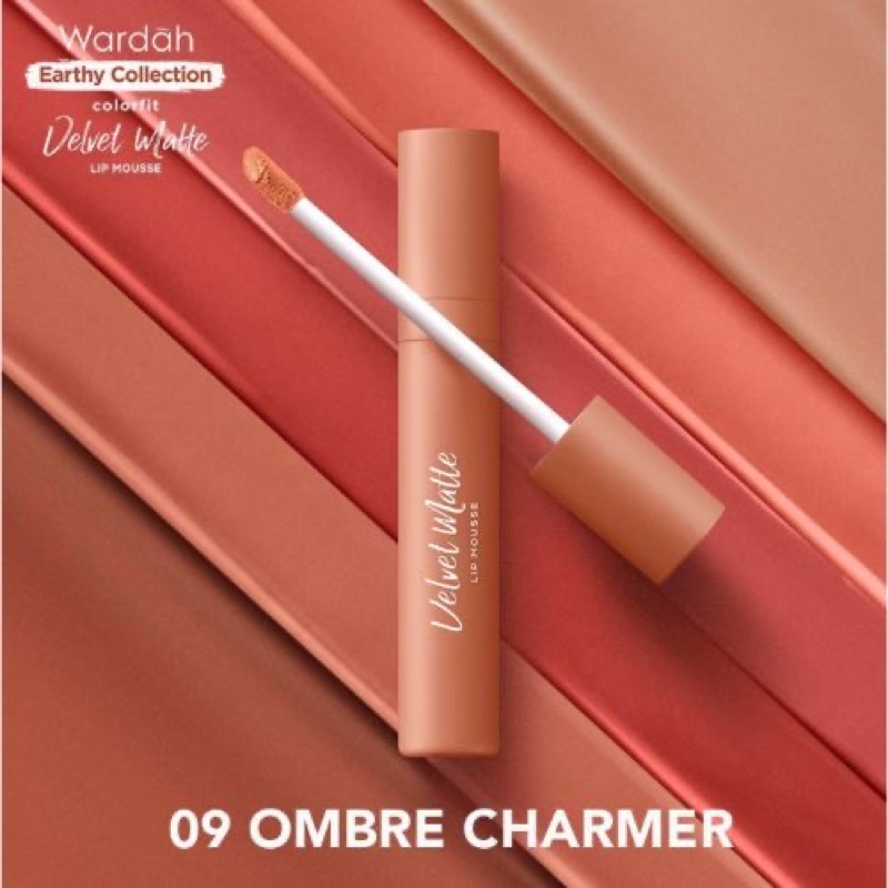 Wardah Colorfit Velvet Matte Lip Mousse 09 Ombre Charmer 4g