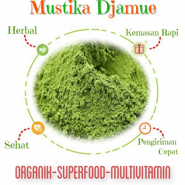 

Bubuk Daun Green Tea 100 gram Teh Hijau Organik Herbal Super Food