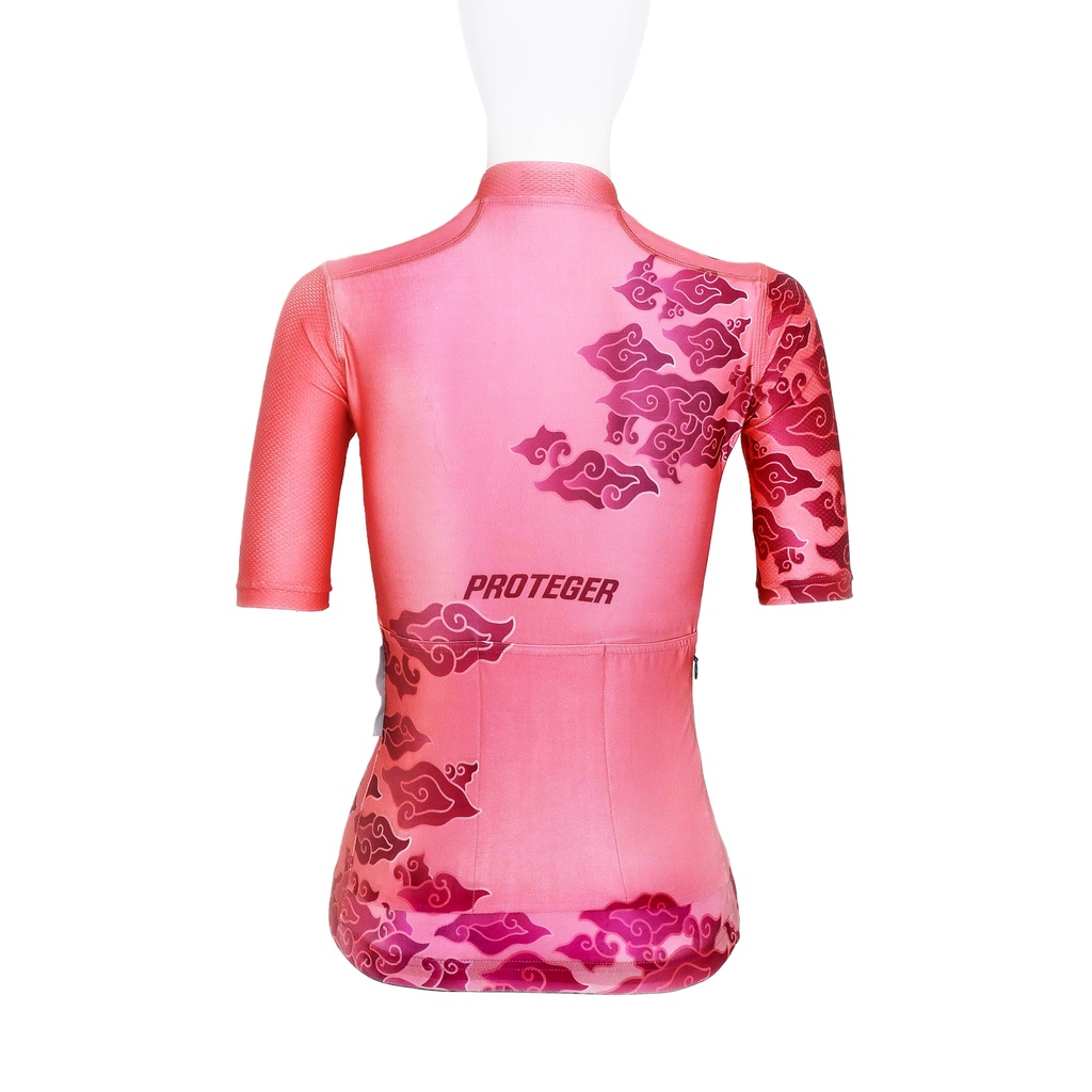 Proteger Women Jersey sepeda road bike Batik Patern