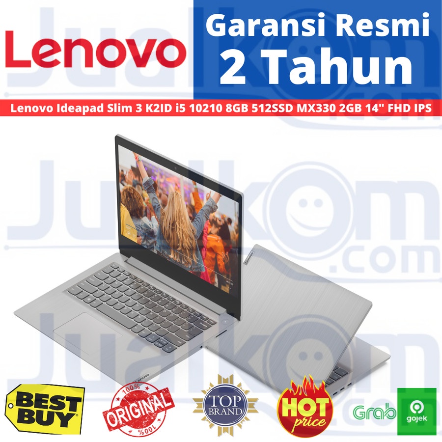 Lenovo Ideapad Slim 3 i5 10210 8GB 512SSD MX330 2GB 14&quot; FHD IPS W11 OHS