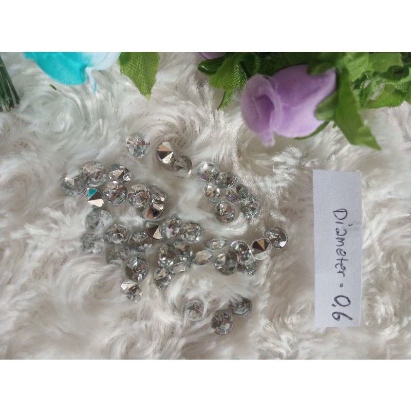 mata berlian diamond swaroski kw 0.6 cm