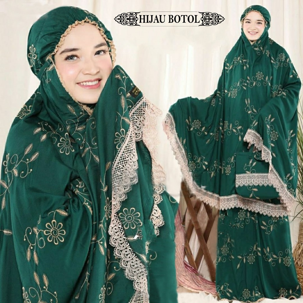 Mukena Dewasa Elija Mukena Rayon Full Bordir Mukenah Elija Mukena Bali Mukenah Elija Bordir Dewasa