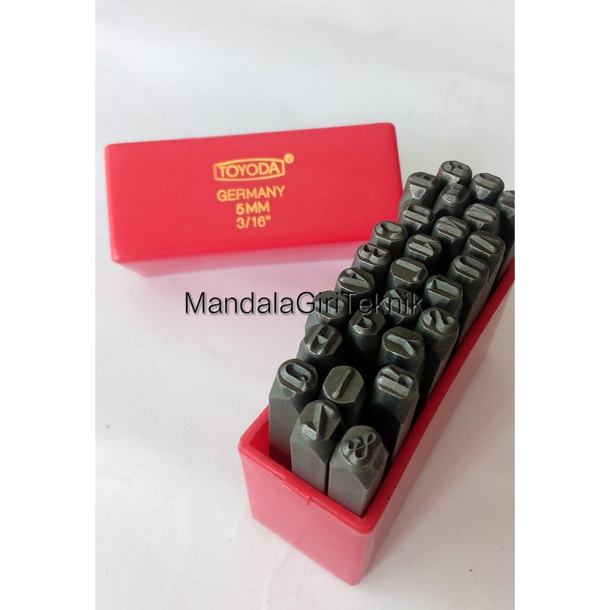 Alat Untu Memperbaiki Nomor Mesin / Alat Ketok Huruf Ukuran 5mm