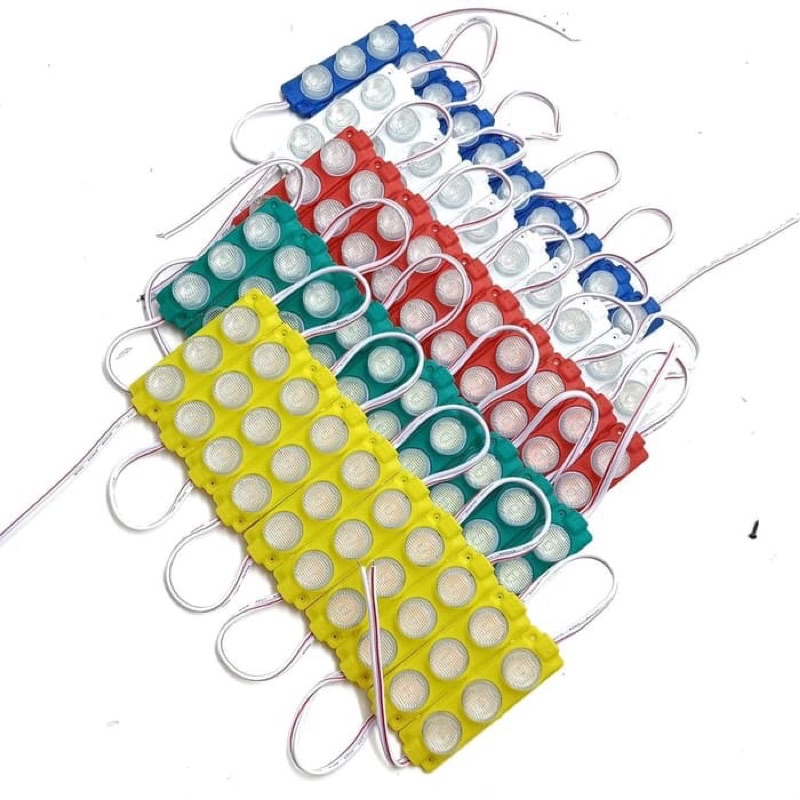 100Pcs LED Modul 3030 3 Mata 3 Watt Tipe 7520 12V