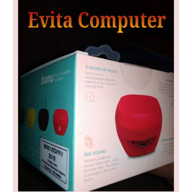 Speaker Mini Portable Bluetooth Soundplus Boru