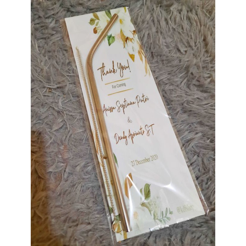 souvenir sedotan stainless