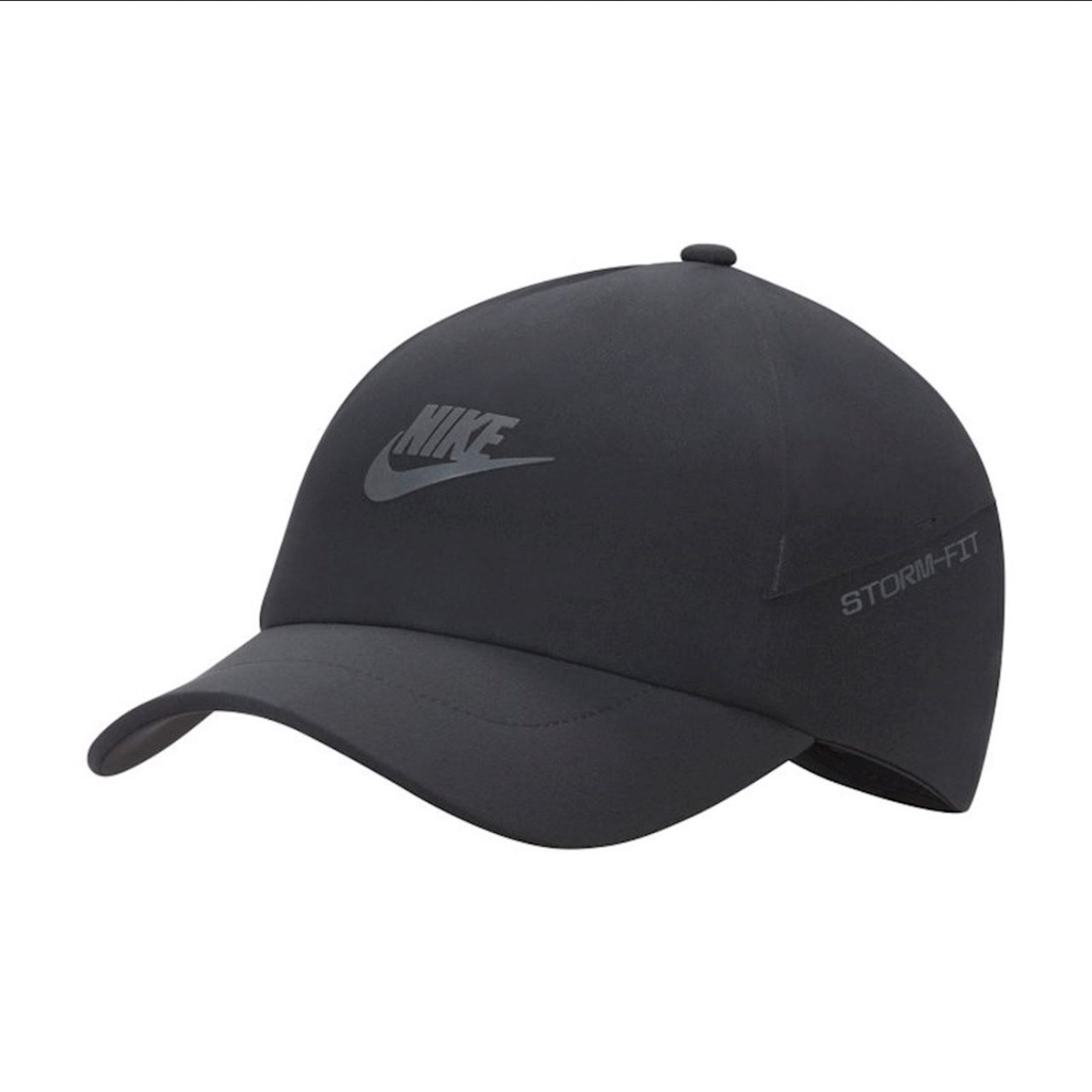 Nike Heritage86 Futura Cap Storm-Fit Black DM8307-010 Waterproof Repellent Topi Original 100%