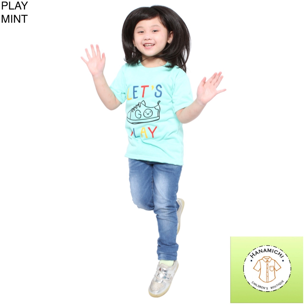 Hanamichi PLAY Kaos Anak Sablon Lengan Pendek