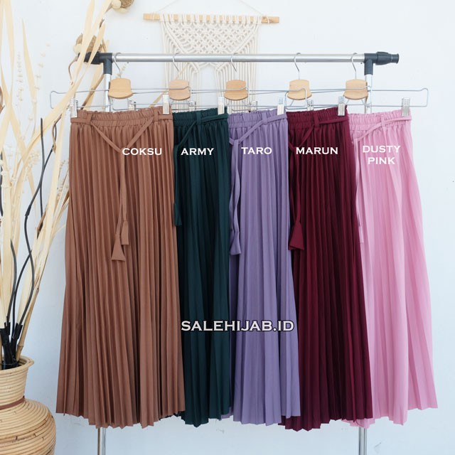 ROK PLISKET ANAK PREMIUM - rok moumble crepe