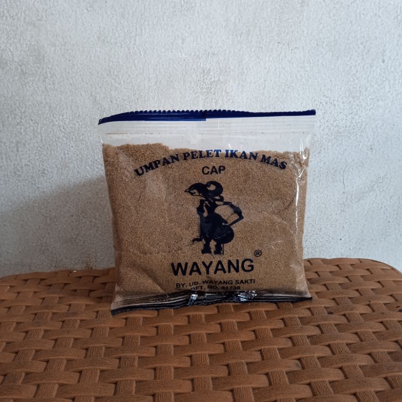 UMPAN PELET IKAN MAS CAP WAYANG