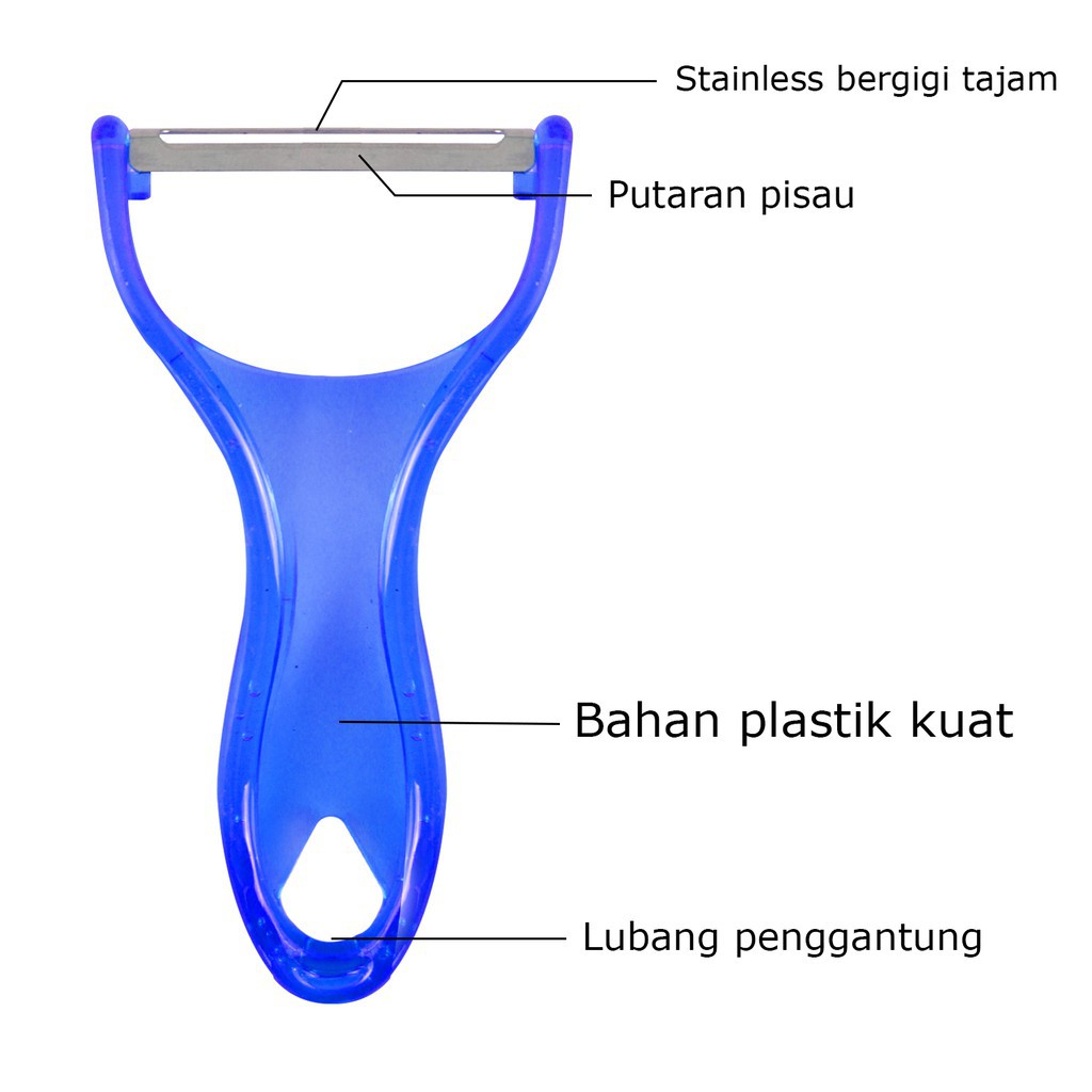 Pengupas kulit buah dan sayuran / peeler knife