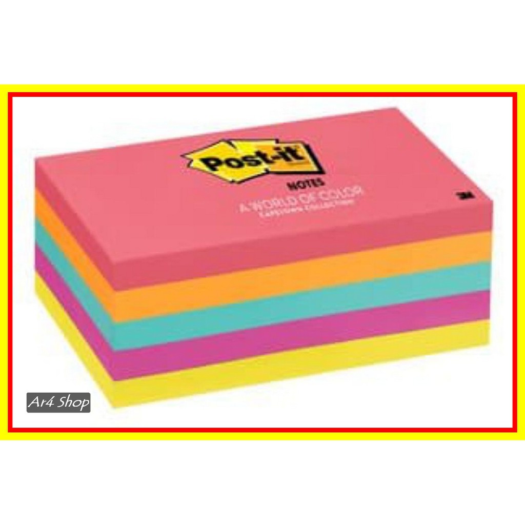 

Sticky Notes - Post-It - 655-5Pk. 3 In X 5 In 76 Mm X 127 Mm