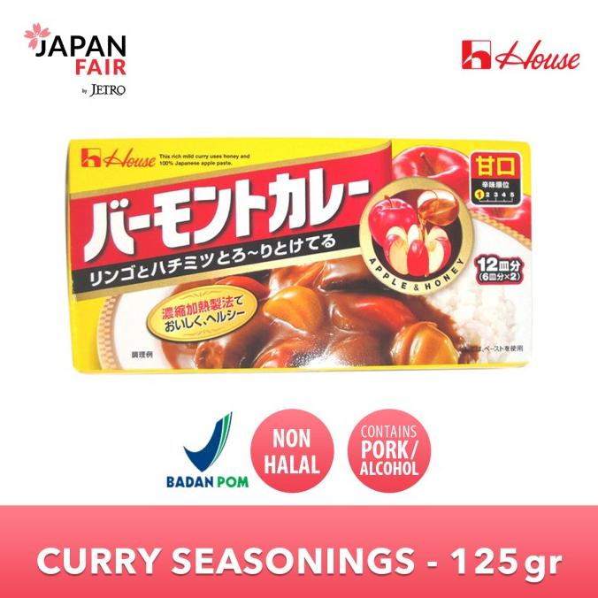 

------] Kari Jepang House Vermont Curry Mild 125 Gr