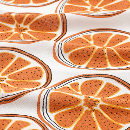 TORVFLY Lap dapur isi 4 pcs berpola oranye 45x60 cm
