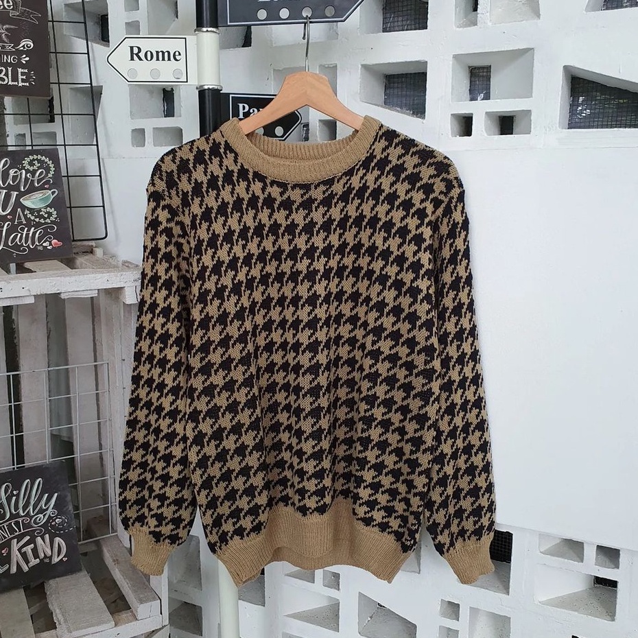 Sweater Outher Rajut Baju Atasan Wanita Kekinian Trendy