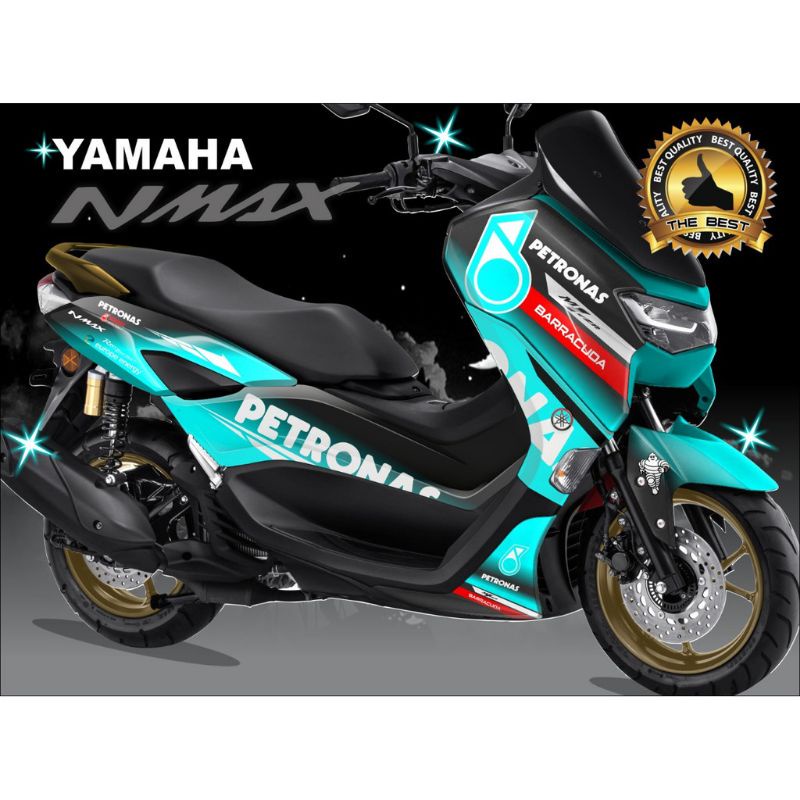 (NEW DESAIN) Stiker decal full body variasi yamaha all new NMAX 2020 2021 2022 motip petronas piliha