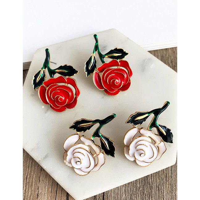 LRC Anting Tusuk Fashion Alloy Flower Earrings F7043X