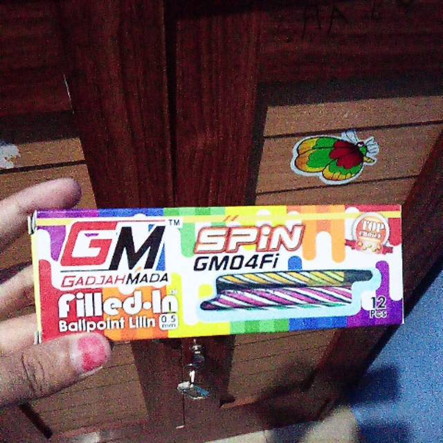 

Ballpoint warna warni 1box isi 12pcs