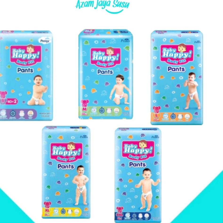 Harga Spesial.. Baby happy pants size S40,M34,L30,XL26,XXL24 azzam jaya susu