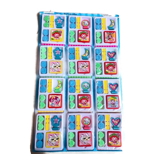 

Stempel set lucu ada tinta box