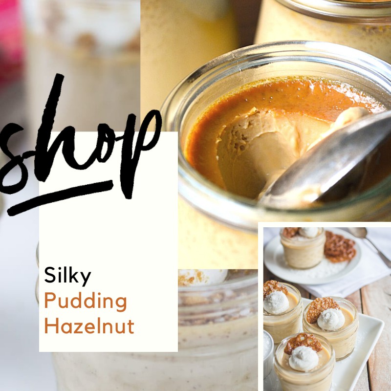 

SILKY PUDDING HAZELNUT 500 gr - SILKY PUDING HAZELNUT 500 gr - Bubuk SILKY PUDDING 500 gr