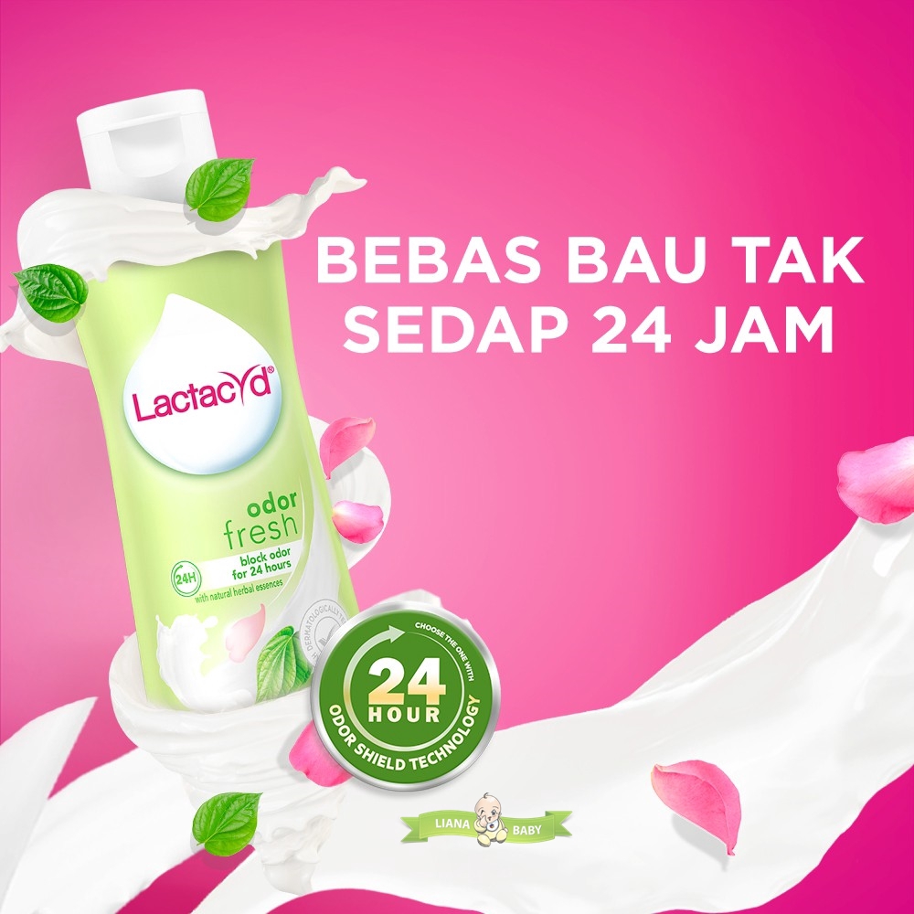 PERA475 PEMBERSIH KEWANITAAN LACTACYD ODOR FRESH 60 ML exp juli 2024