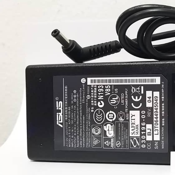 Adaptor Charger Original Asus 19V 4.74A ( DC : 5.5x2.5mm )N43SL A42J A43S A43SJ N46VJ N43S N43SL N46