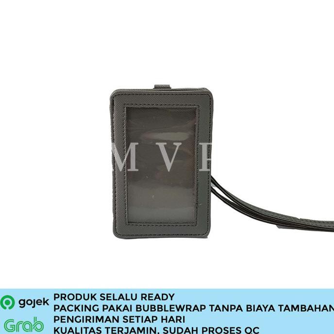 

Cuci Gudang Awal Tahun Name Tag ID Card Holder Kulit Lanyard Termurah Berkualitas - Abu-abu Big Sale