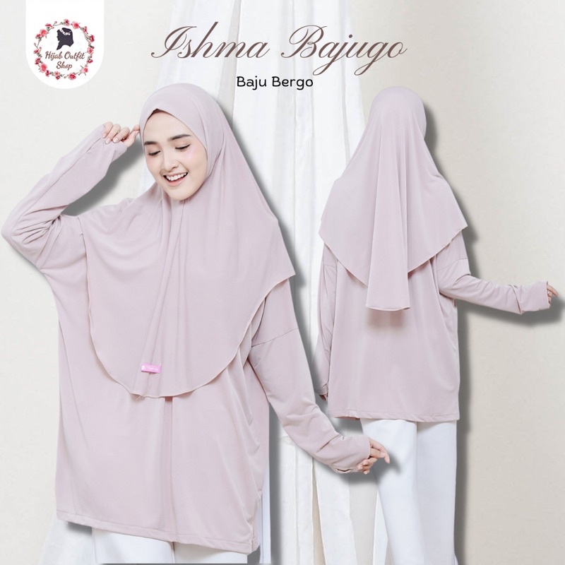 Ishma Bajugo / atasan menyatu dengan hijab