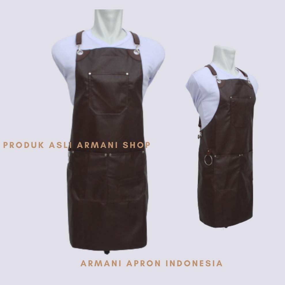 [KODE BARANG 6314] CELEMEK KULIT APRON KULIT CELEMEK BARISTA APRON BARISTA CELEMEK MASAK APRON MASAK