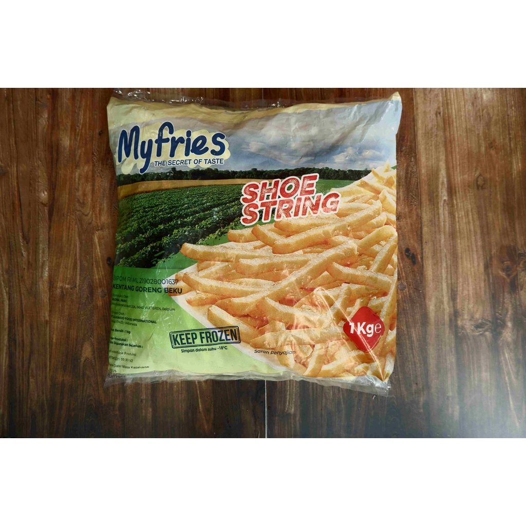 

Kentang Goreng My Fries Shoestring 1Kg Halal Kualitas Impor