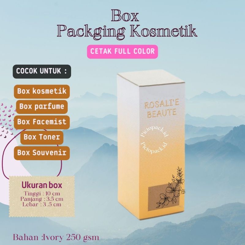 

Cetak Box kemasan Kosmetik,parfum,dll