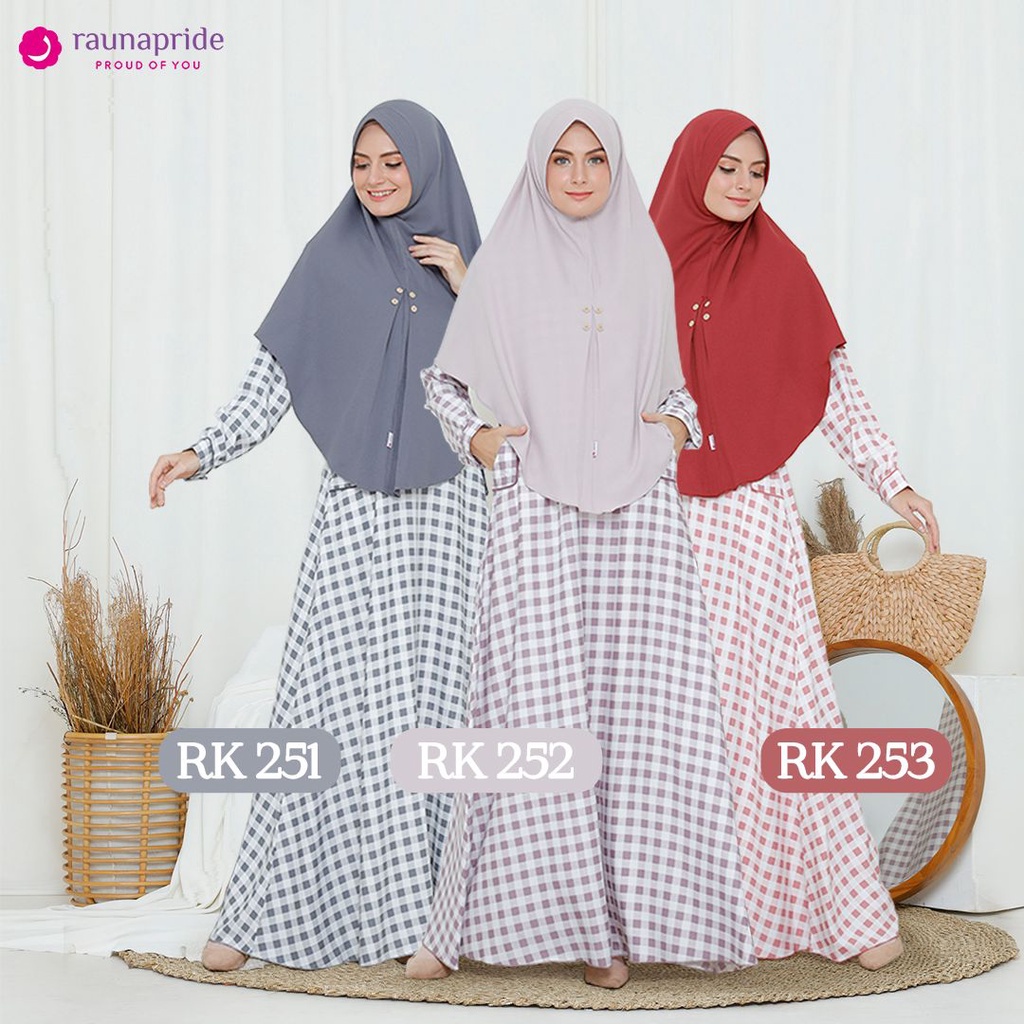 gamis dewasa/ rauna rk 251/rk 251/ rk 253/ gamis syar'i/ full dress syar'i
