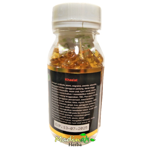 Habbatussauda Extra Propolis Trigona 100 Kapsul SAB | Habatussauda