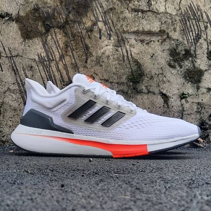 ADIDAS EQ21 RUN Men Cloud White/Core Black/Grey Six (H00511) Original