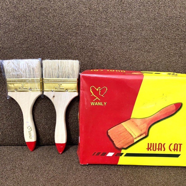 Kuas Cat 3” Merk Wanly / Paint Brush 3” Merk Wanly